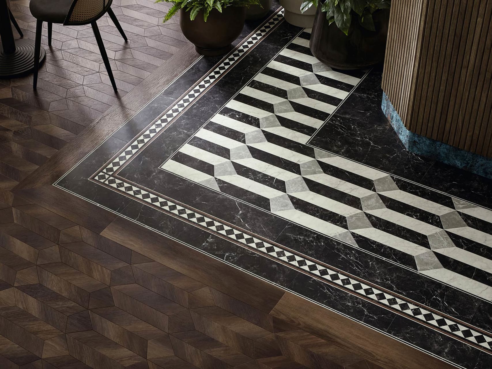 Venetian Parquet Nightshade | DC614 | Amtico Décor Commercial